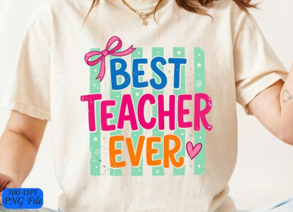 Coquette Teacher Design SVG Quote PNG for Graphics and Illustrations