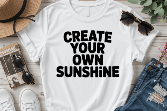Create Your Own Sunshine Quote PNG SVG Graphics and T-Shirt Designs