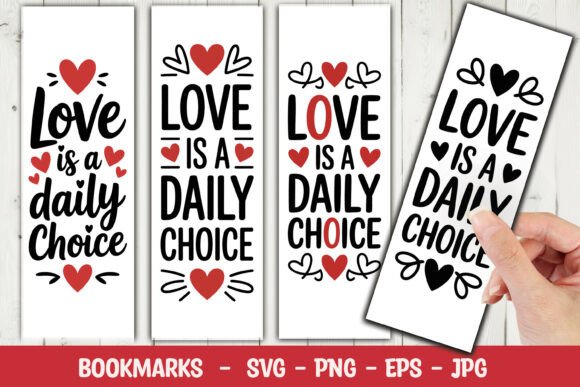Daily Love Quote Bookmark Svg Png: A Smart Graphics Pick for Notebooks Amp