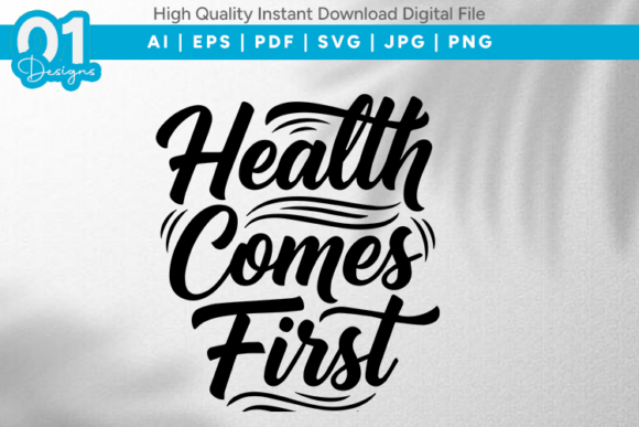 Health Comes First SVG Quote Review