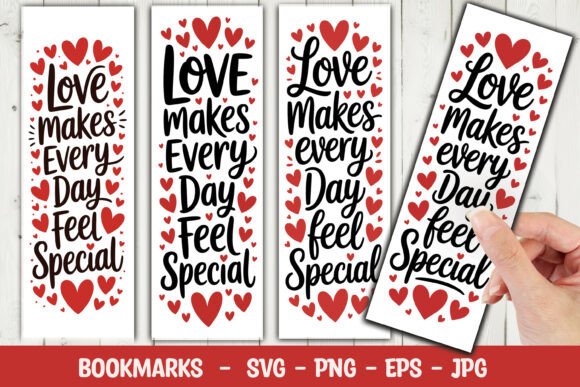 Love Quote Bookmark Svg Png: Elevate Your Graphics and Notebooks Amp
