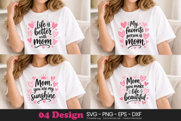 Mom Mommy Quote Design SVG PNG EPS for Graphics and Illustrations