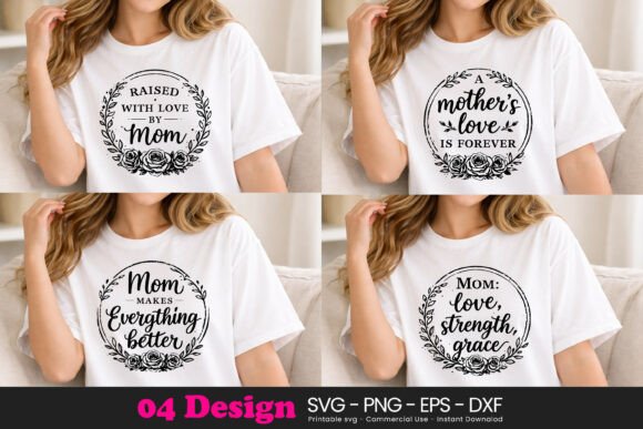 Mom Quote Design SVG Cute Mommy Review