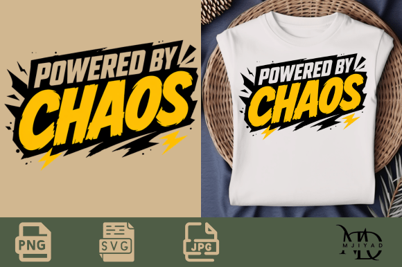 Powered by Chaos 😈 Funny Quote PNG SVG: A Practical Graphics Freebies Review